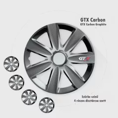 16" DÍSZTÁRCSA GTX CARBON SZÜRKE, 4db