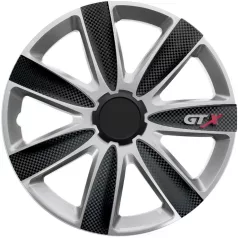 16" DÍSZTÁRCSA GTX CARBON FEKETE-EZÜST, 4db