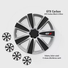 16" DÍSZTÁRCSA GTX CARBON FEKETE-EZÜST, 4db