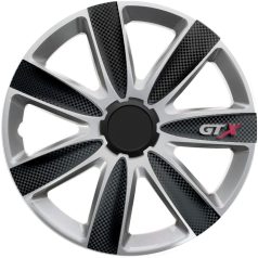 14" DÍSZTÁRCSA GTX CARBON FEKETE-EZÜST, 4db