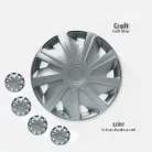 16" DÍSZTÁRCSA CRAFT EZÜST, 4db