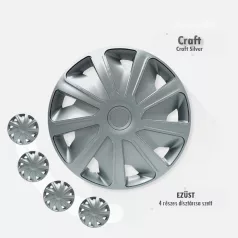 16" DÍSZTÁRCSA CRAFT EZÜST, 4db