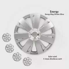 16" DÍSZTÁRCSA ENERGY RC EZÜST, 4db