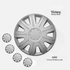 13" DÍSZTÁRCSA VICTORY EZÜST, 4db