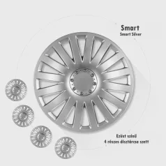 14" DÍSZTÁRCSA SMART EZÜST, 4db