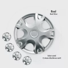 14" DÍSZTÁRCSA REAL EZÜST, 4db