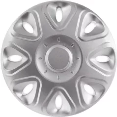 13" DÍSZTÁRCSA POWER EZÜST, 4db