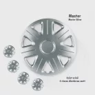 14" DÍSZTÁRCSA MASTER EZÜST, 4db