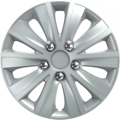 13" DÍSZTÁRCSA RAPIDE NC EZÜST, 4db