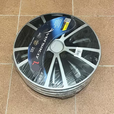 15" DÍSZTÁRCSA RAPIDE EZÜST-FEKETE, 4db