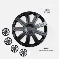 15" Dísztárcsa Evo Black, 4db