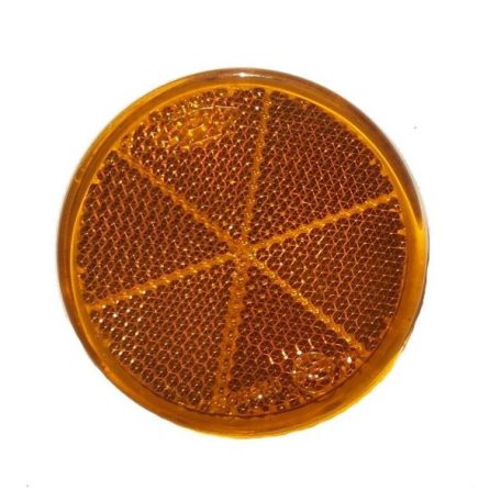 Prizma, kerek, narancs, öntapadó, átmérő 60mm