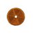 Prizma, kerek, narancs, furattal, átmérő 60mm