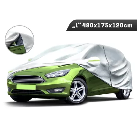 Autóponyva 480x175x120 cm – Premium, Többrétegű, cipzározható, vízálló kialakítással