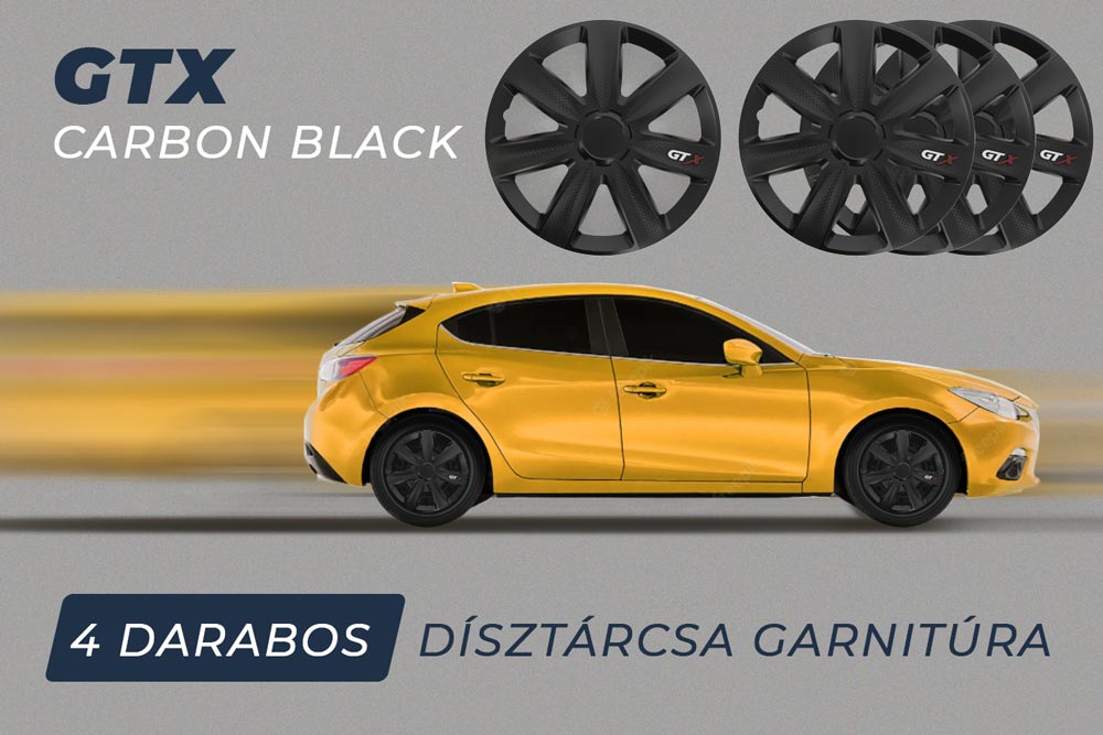 GTX Carbon Black dísztárcsa garnitúra
