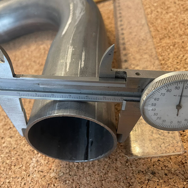 90 fokos kipufogó könyök 60 mm-es átmérővel